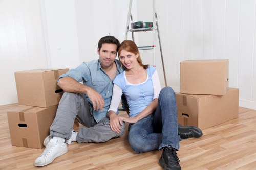 Professional movers handling belongings in Hammersmith