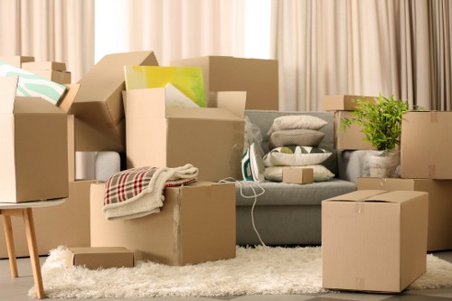 Removalists handling furniture and belongings in Hammersmith